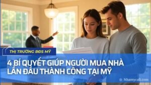 4 bí quyết giúp người mua nhà lần đầu thành công tại Mỹ (first time buyer)