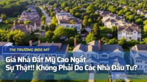 Giá Nhà Đất Mỹ Cao Ngất: Sự thật!! Không Phải Do Các Nhà Đầu Tư?