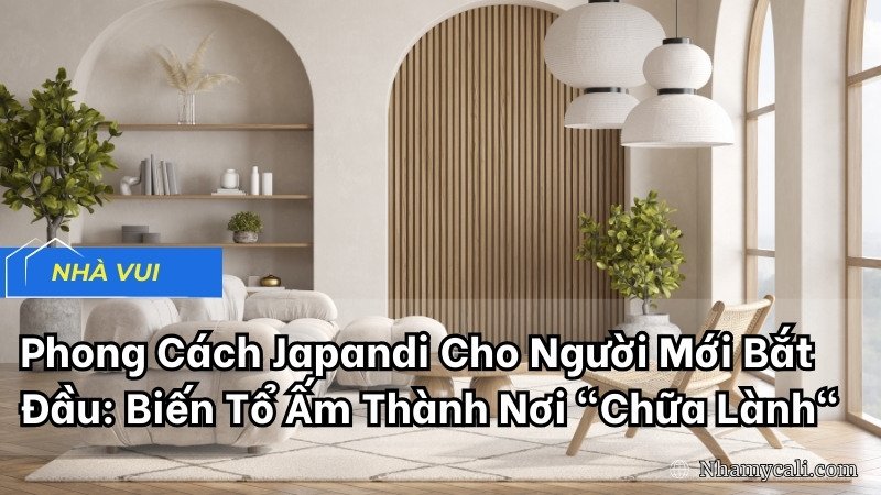 Phong Cách Japandi Cho Người Mới Bắt Đầu: Biến Tổ Ấm Thành Nơi "Chữa Lành"