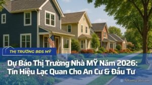 Dự Báo Thị Trường Nhà MỸ Năm 2026: Tín Hiệu Lạc Quan Cho An Cư & Đầu Tư