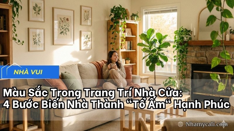 Màu sắc trong trang trí nhà cửa: Cách phối màu tạo không gian hạnh phúc