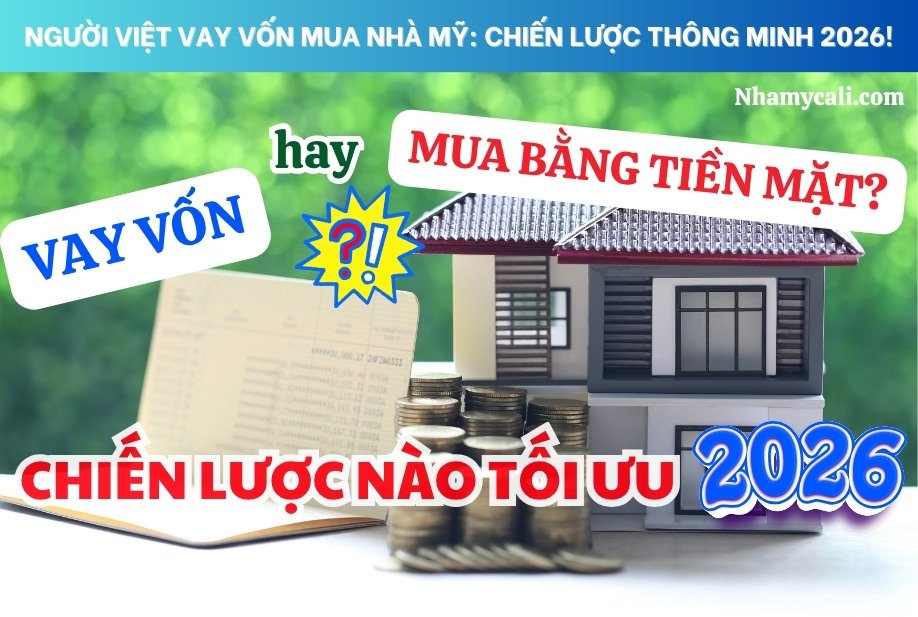 Người Việt Vay Vốn Mua Nhà Mỹ: Chiến lược nào tối ưu năm 2026 ?!