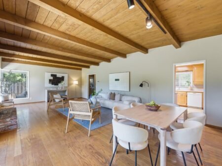 Nhà Ranch 3PN Ladera Cao Cấp, View đẹp, Trường Top | 221 W Floresta Way, CA 94028 221W Floresta WayPortola Valley CA9402 65
