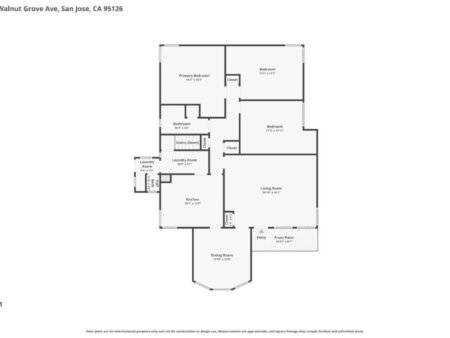 Nhà 3PN Gần Rose Garden Lot Lớn Tiềm Năng ADU | Walnut Grove, CA 95126 1895 Walnut Grove Avenue San Jose California 95126 53