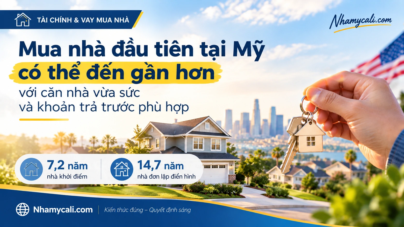 Mua Nhà Đầu Tiên Tại Mỹ: Nhà Khởi Điểm Vùng Ngoại Ô
